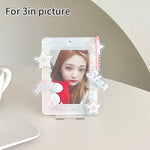 cadre photo transparent kpop coeurs papillons now playing angel puppy mignon rétro