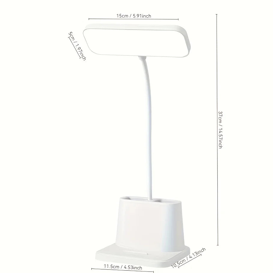 lampe led rechargeable usb gradation tactile respectueuse yeux moderne blanc mat