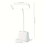 lampe led rechargeable usb gradation tactile respectueuse yeux moderne blanc mat