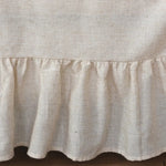 housse canapé polyestère beige texture lin rustique extérieur accueil fixations