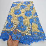tissu dentelle brodée sequins dorés florals jaune vert rose rouge translucent traditionnel erotique echangiste