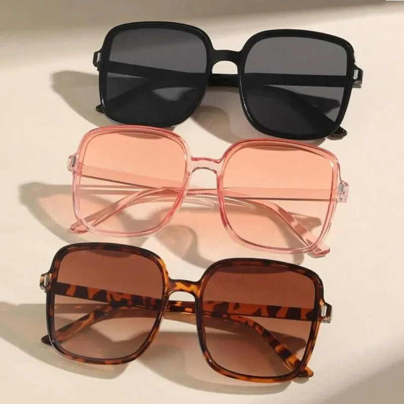 Lunettes de soleil miroir UV400 brunes