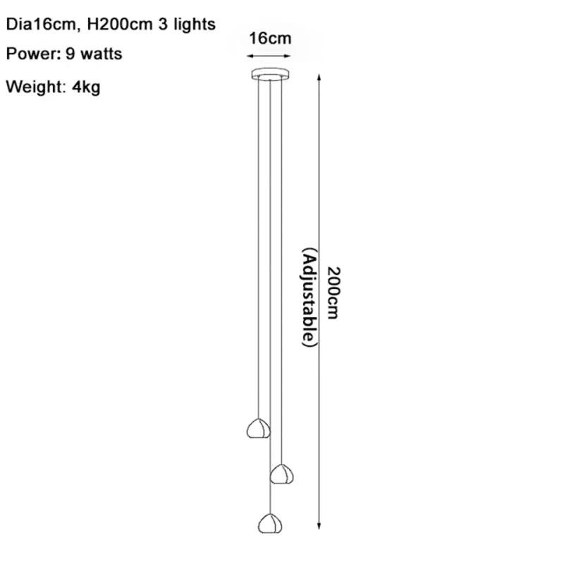 suspension lumineuse led transparente forme organique moderne 249 2000 lumens