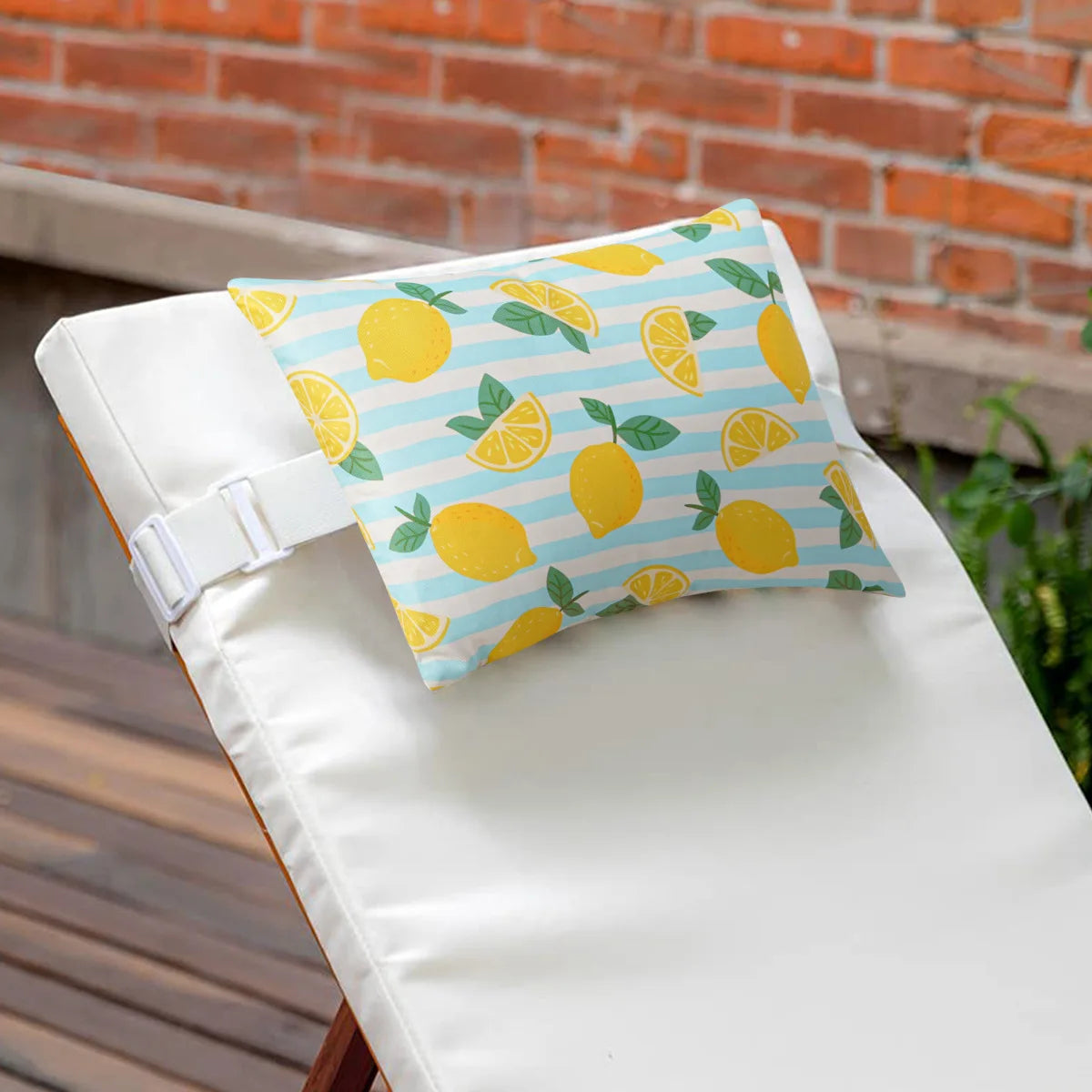 coussin moderne polypropylene rectangle blanc rayures utilisation décoration voiture 28x40cm imprimé nordique