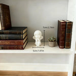 statue ange blanc agenouillé mains jointes deco religieuse vintage cuisine chambre echangements anniversaire noel