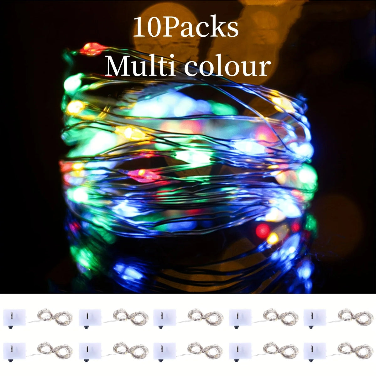 guirlande lumineuse led multicolore blanc vert bleu rose violet adhésive moderne