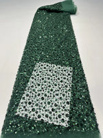 tissu décoratif blanc paillettes fleurs élégant festif polyester coton imperméable occasion mariage haute qualité