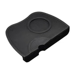 tapis silicone antidérapant support tamper noir durable moderne cuisine espressooutil barista