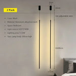 lampe suspendue moderne noir minimaliste pendentif cordon flux lumineux salon chambrehôtel