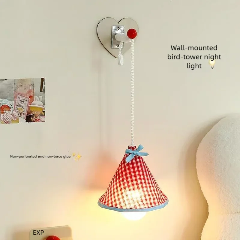 lampe nuit murale rouge blanche carreaux moderne LED rechargeable ABS certifications LVD FCC ROHS