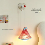 lampe nuit murale rouge blanche carreaux moderne LED rechargeable ABS certifications LVD FCC ROHS