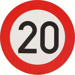 panneau signalisation interdiction stationner métal rond rouge blanc garage décoration murale extérieur voiture interdit