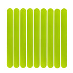 tapis bain antidérapant moderne adhésif blanc rayures horizontales pack 10pcs