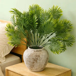 décoration intérieure plante artificielle feuilles vertes moderne branche verte naturelle maison carnaval