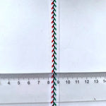 ruban décoratif polyester largeur 1.7cm noir marron clair bleu marine orange vert rouge classique