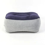 coussin d'appoint velours violet gris confortable moderne gonflable pvc