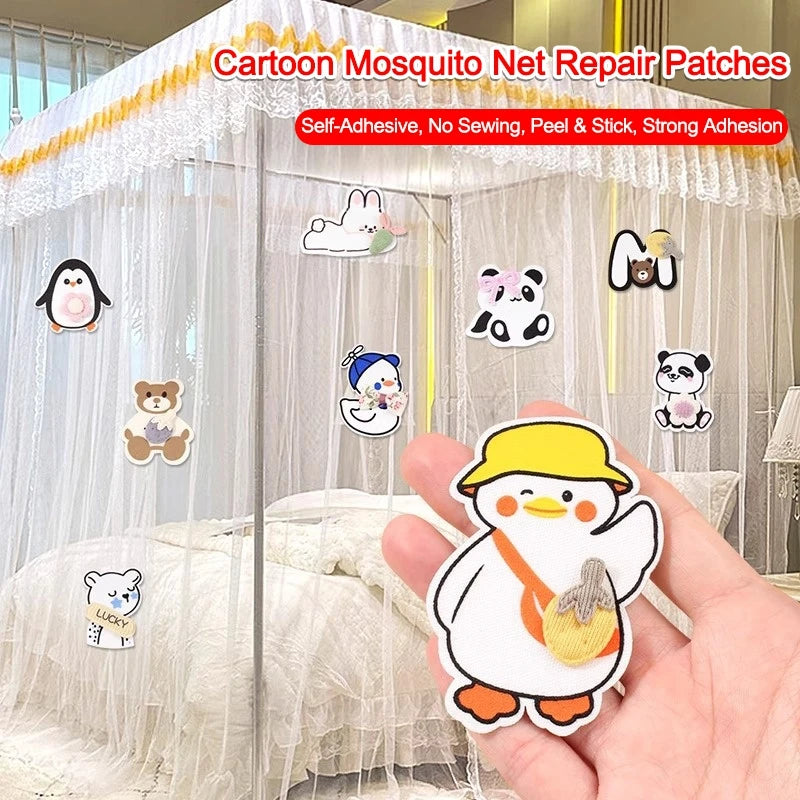autocollants adhésifs anti moustiques transparents animaux cartoon voyage extérieur campement maison
