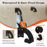 support mural robuste tronçonneuse outil jardin storage bracket vis murales multiple utilisation industrielle