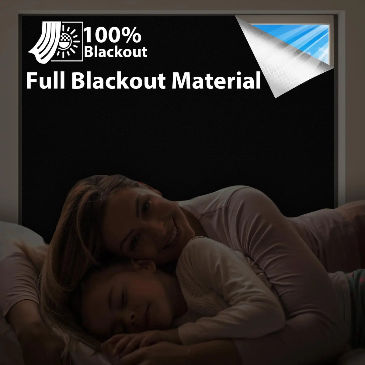rideau adhésif opaque noir moderne fenêtre maison portable temporaire sans perçage matériau polyester ciseauxmètre