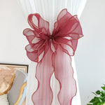 rideau fenêtre transparent rubans décoratifs nœuds dorées élégants maison vintageclair rose blanc