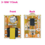 alimentation électrique 18w 115ma orange noir condensateur électronique transformateur non isolation