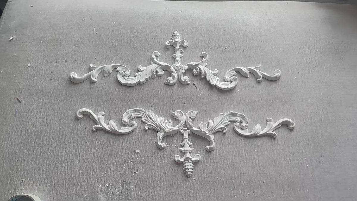 corniche d'angle ornements floraux blanc classique adhésif décoration muraleintage fixations plastique