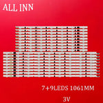 ruban led transparent moderne 1061mm 18 pièces diodes 3v
