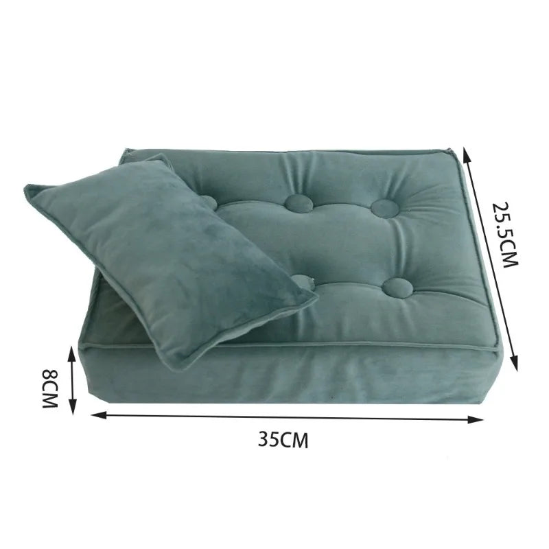 lit bébé vintage points noir motif floral confortable couverture oreiller