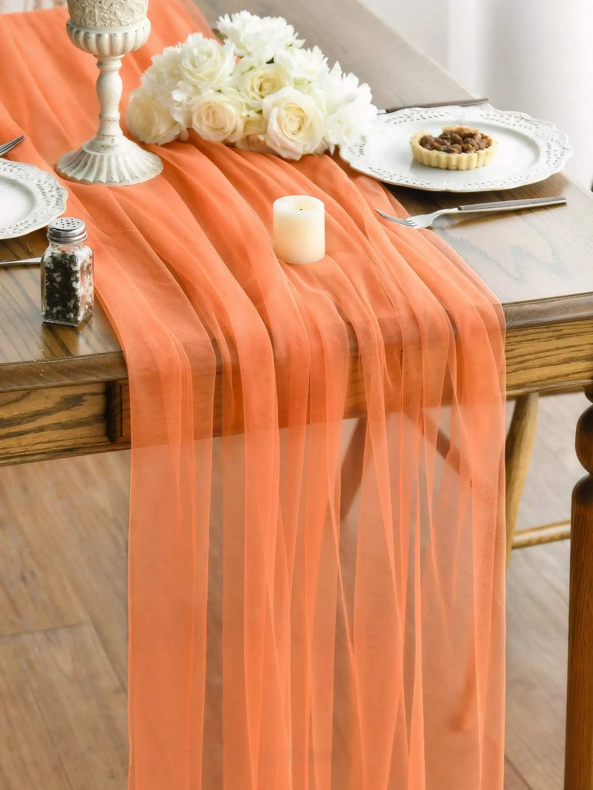 nappes décoratives tissu fluide transparentes couleurs festives mariage événements tables