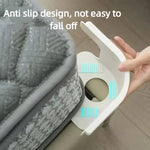 supports draps adhésifs transparents gris clair moderne fixations lits minimalistes