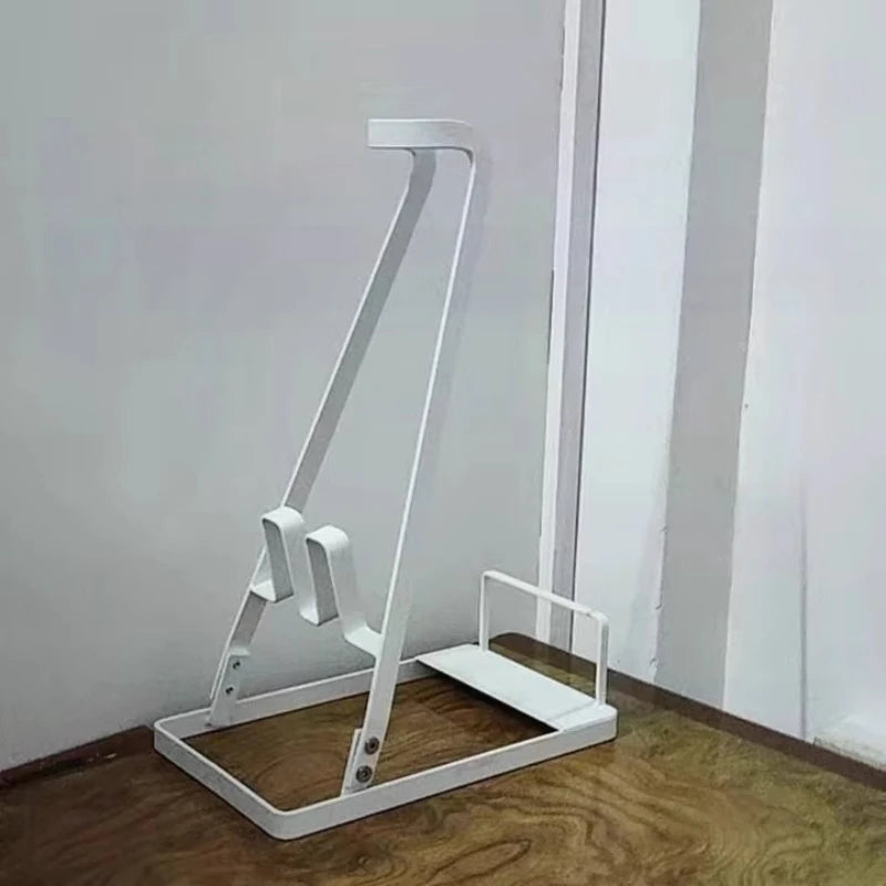 support aspirateur moderne blanc rangement vertical fixations utilisation multiple réutilisable(storage iron landmark livingroom)