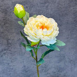 décoration mariage bouquet artificiel pivoine rose blanc naturelintérieur