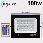 projecteur led moderne 6500k rgb étanche garage extérieur 220v 10w 200w
