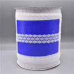 ruban dentelle blanc noir bleu rose fleurs simples classique mariage décoration tissu élasthanne polyester