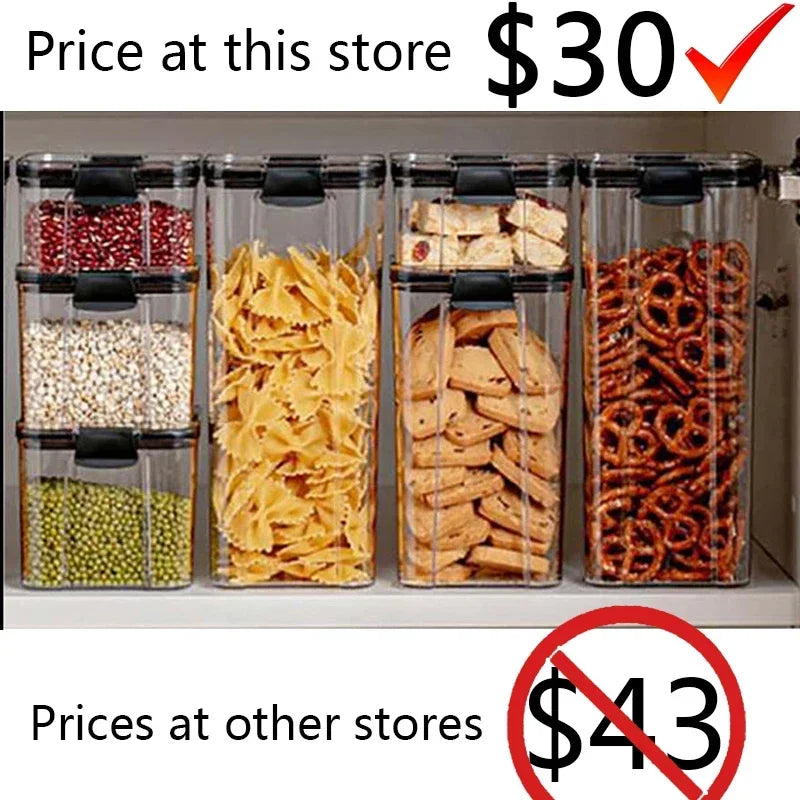 Design moderne de boîtes de rangement empilables dans une cuisine
