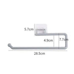 porte serviettes mural adhésif moderne blanc texture marbrée salle bain cuisine support accessoire fixe