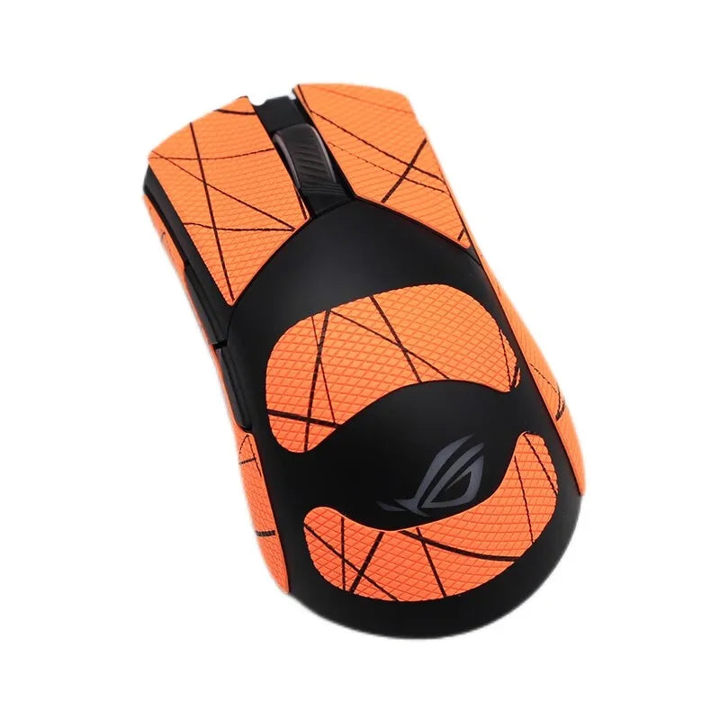 autocollants antiderapants noirs motif geometrique souris gaming rog gladius deux trois