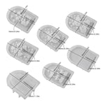 lampe décorative blanche coeurs ours cupcake carrousel moderne silicone motifs opaques