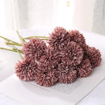 décoration intérieure bouquet hortensia artificiel moderne rose blanc vert violet