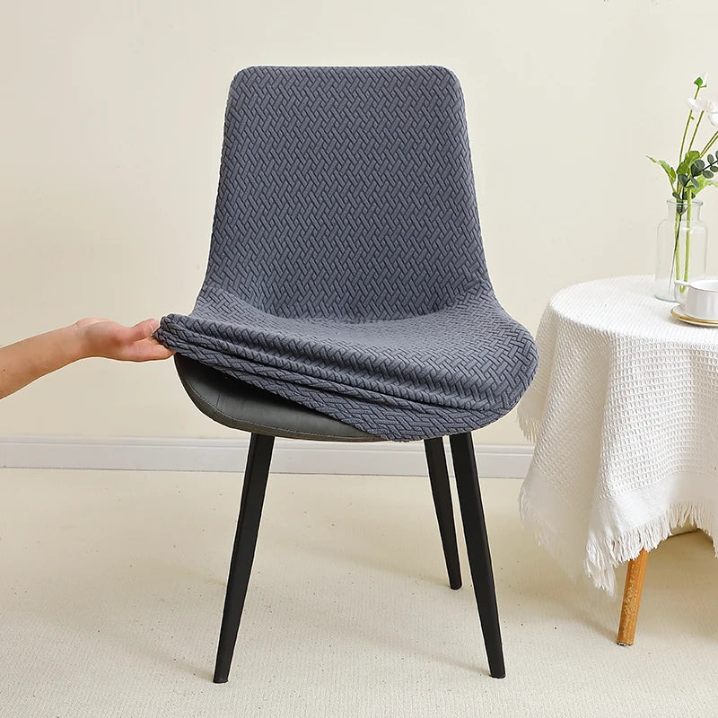 chaises modernes tissu motifs géométriques beige gris bleu opaques extensibles mariages banquets