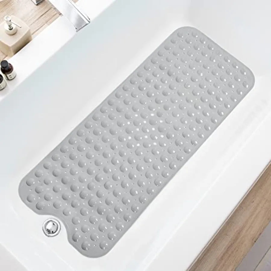 tapis bain moderne 39x16 pouces texture 200 bosses antidérapant transparent adhésif salle bain