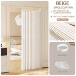 rideau plissé beige rayures verticales moderne opacité thermique.separator chambre salon