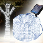 guirlande lumineuse led solaire blanc chaud moderne modes ip65 autoinstallationextérieur