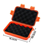 boîtes rangement anti dérapant outils survie camping pratique robuste noir orange marron poignées