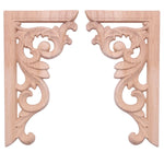corniche décorative ornements floraux bois clair classiqueintérieur décoration