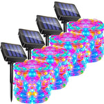 guirlande lumineuse solaire rgb extérieure décoration jardin fêtes ambiances festives led imperméable ip65