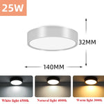 Lampe led downlight 3w 5w 10w 15w 25w blanc noir moderne minimaliste montage
