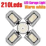 lampe garage led noir moderne grille hexagonale 1000 lumens 20000 heures 2700k 6500k