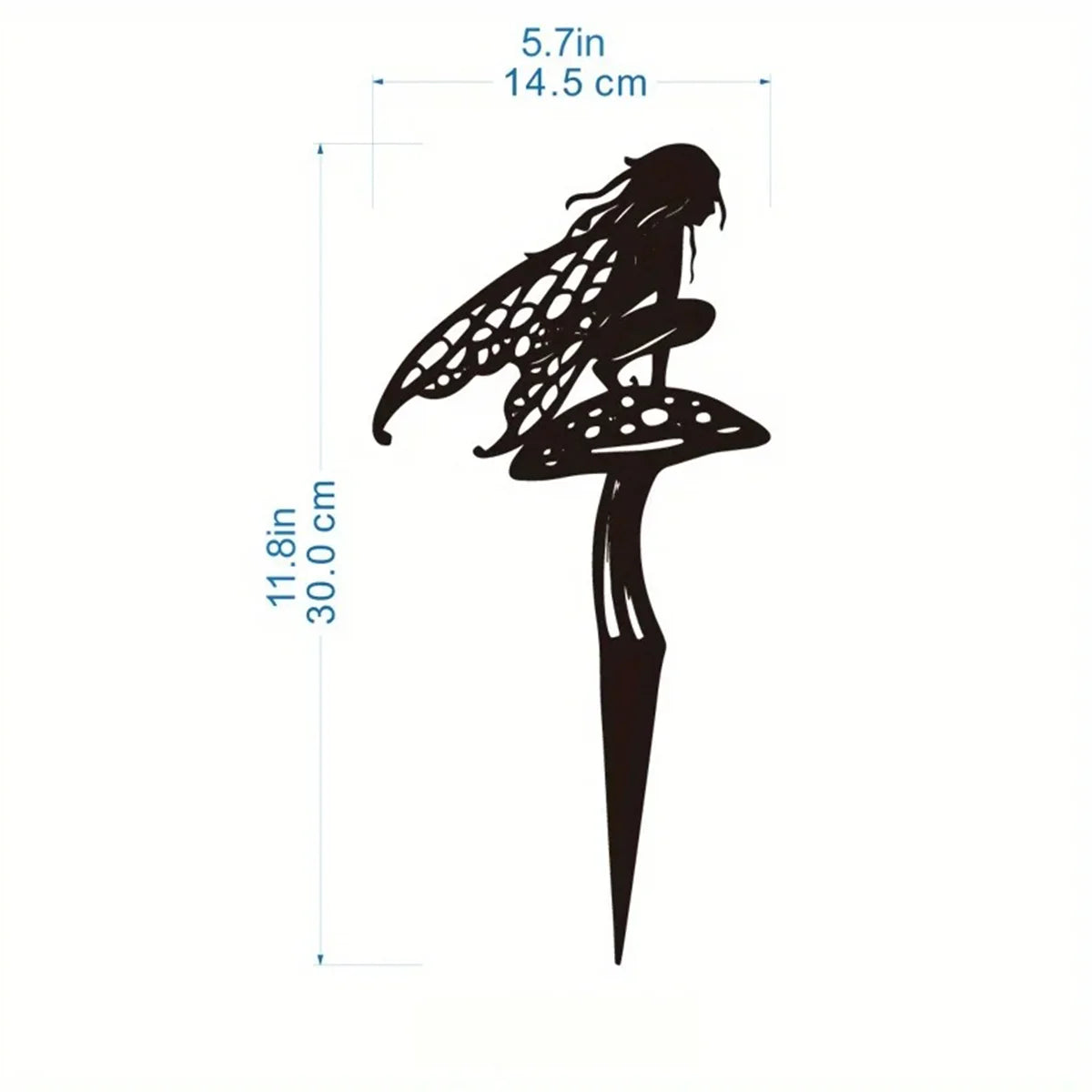 statue extérieure chat noir silhouette moderne brillante minimaliste tringle fixée jardin