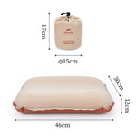 oreiller gonflable camping portable léger confortable sac rangement minimaliste adaptable voyage